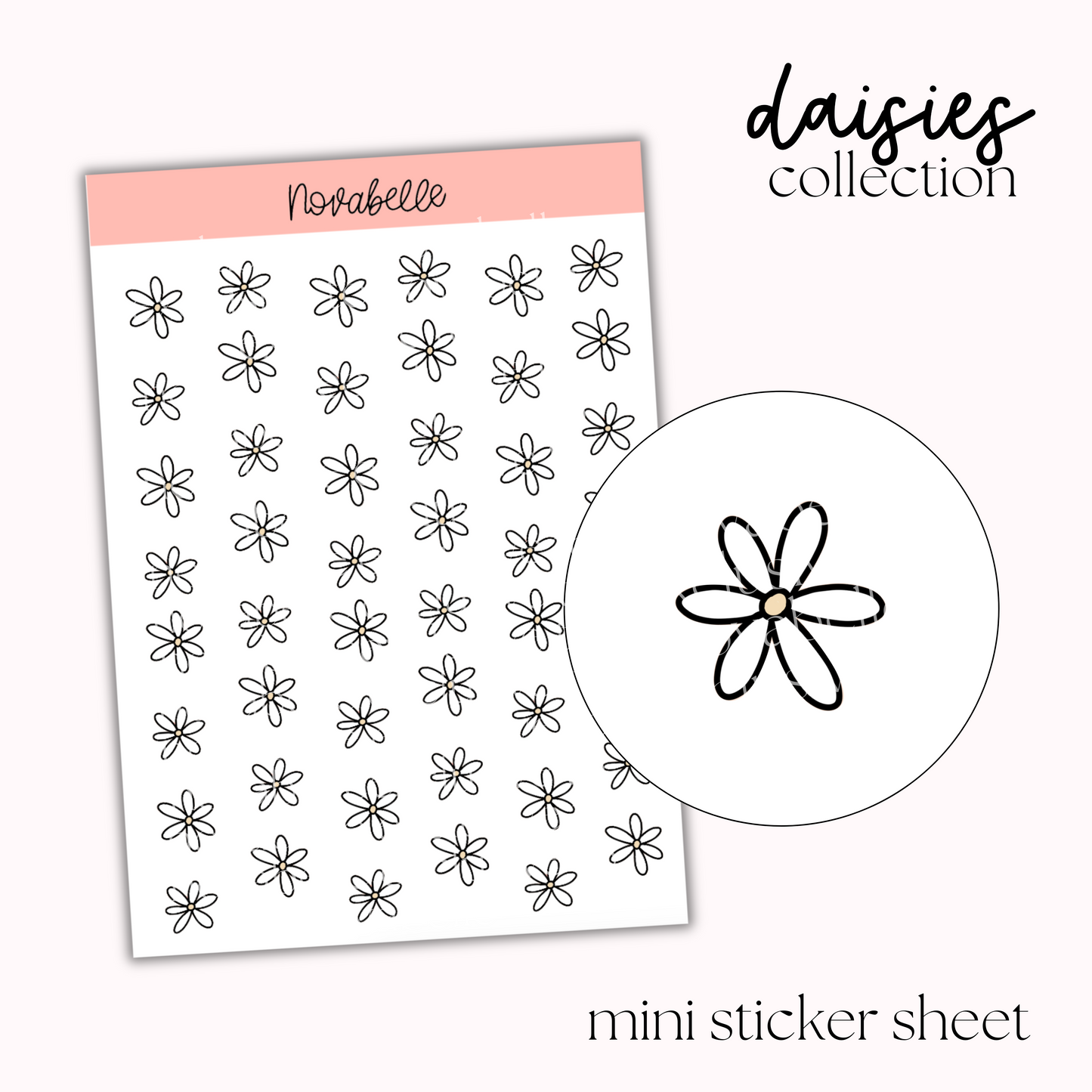 Ditsy Daisies Mini Sticker Sheet