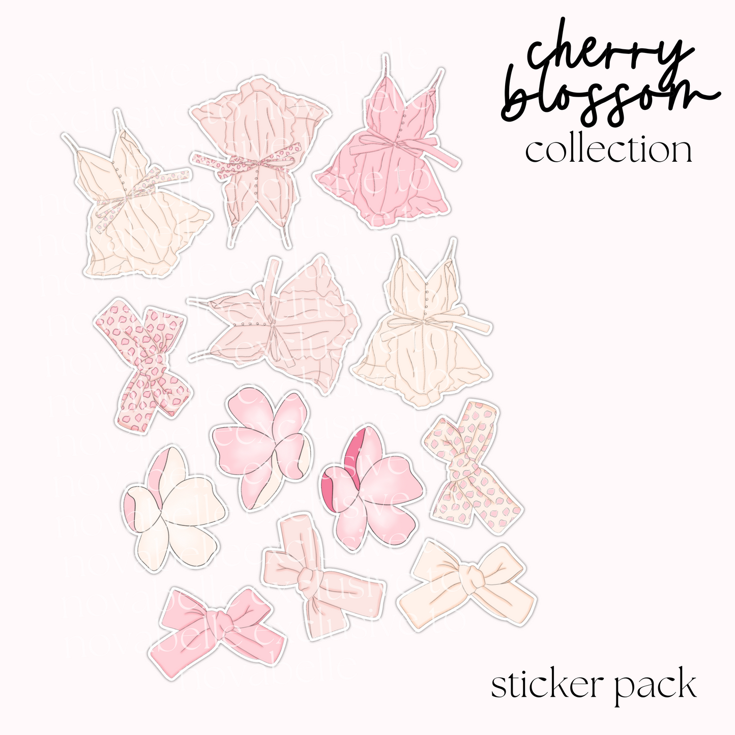 Cherry Blossom Sticker Pack (3)