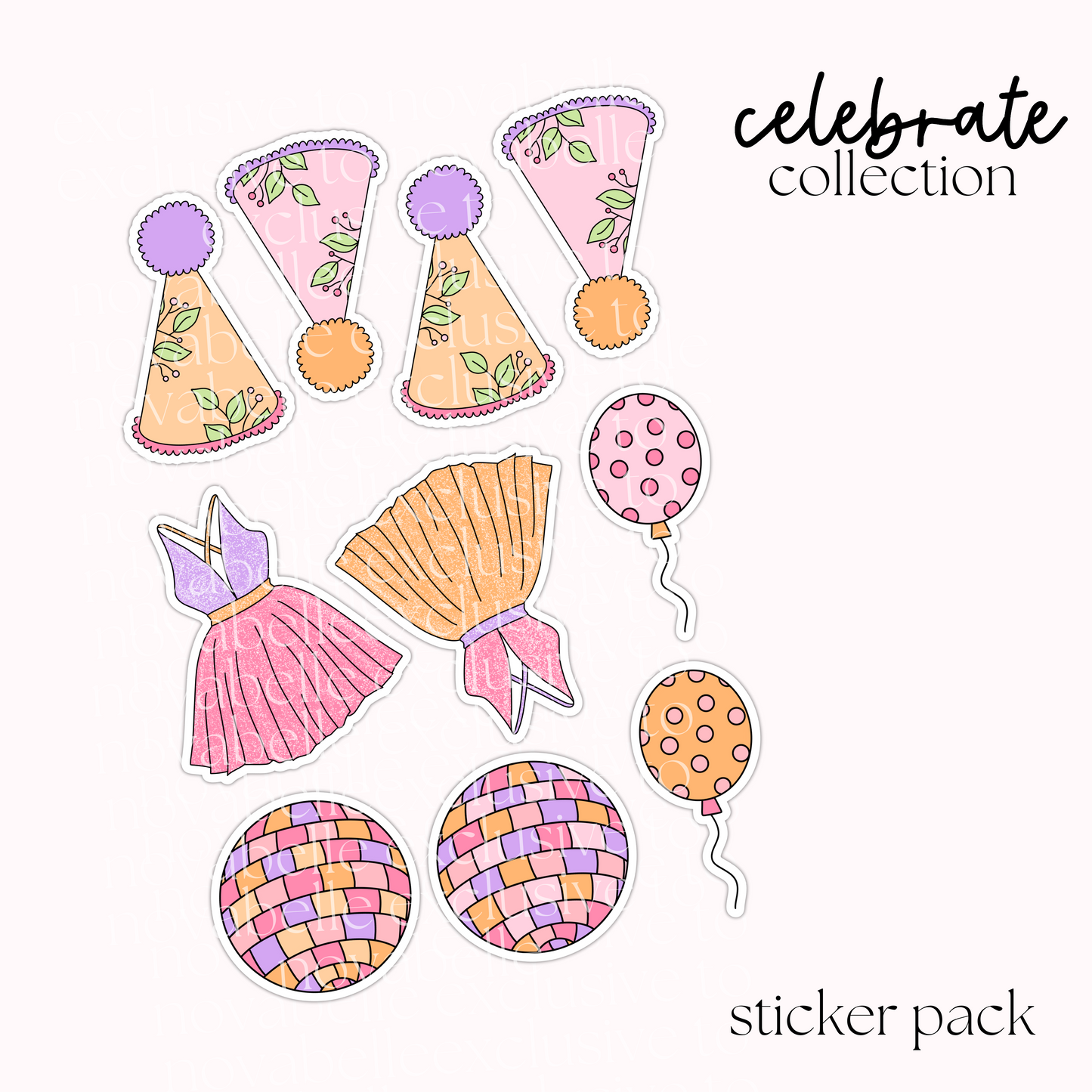 Celebrate Sticker Pack (3)