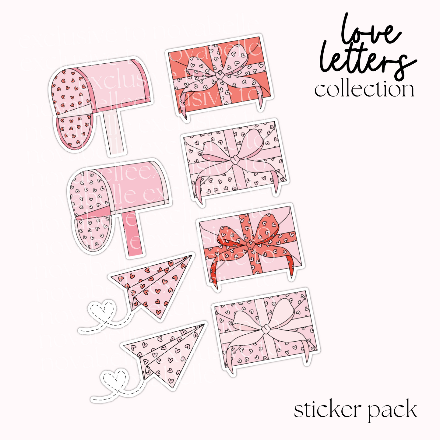 Love Letters Sticker Pack (4)