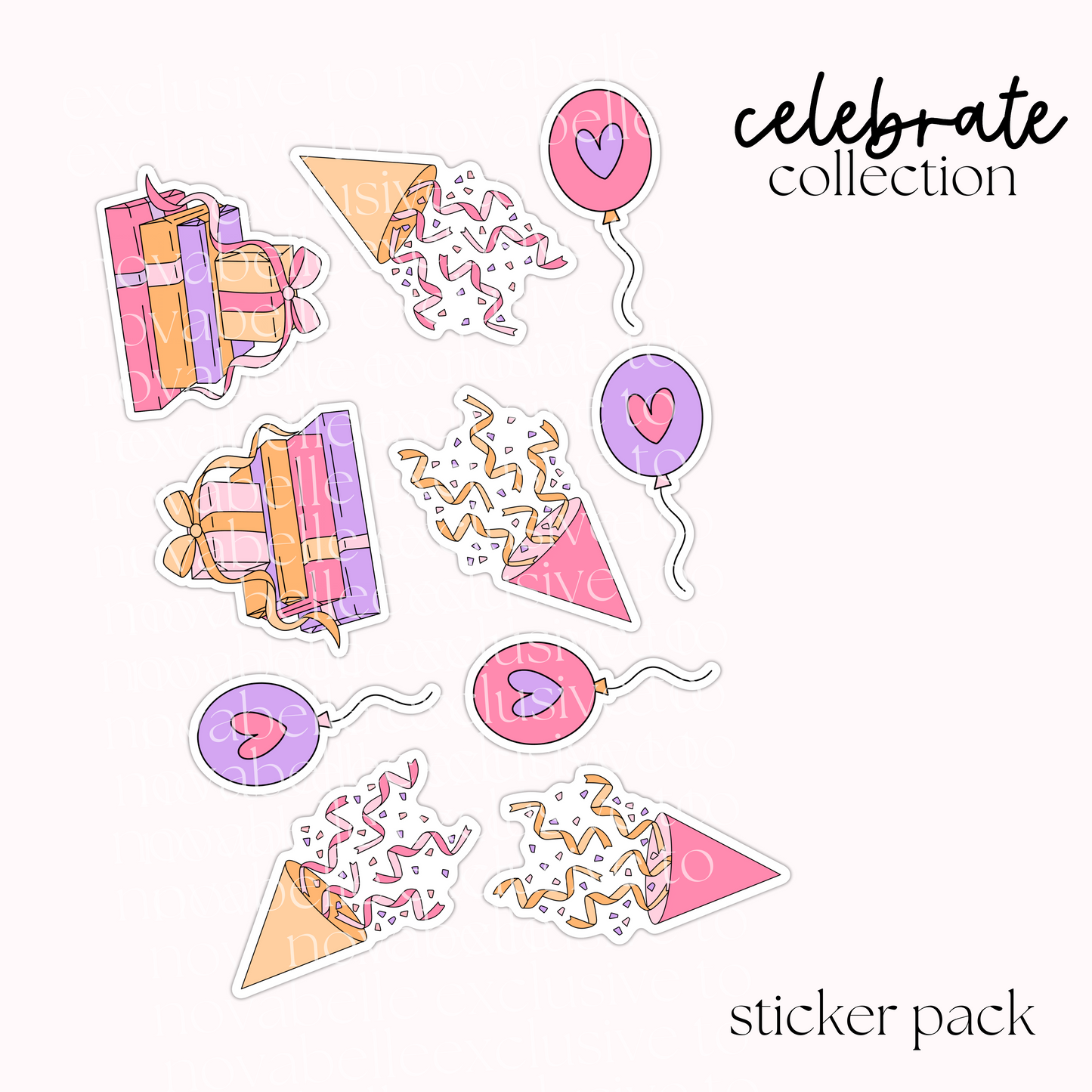 Celebrate Sticker Pack (4)