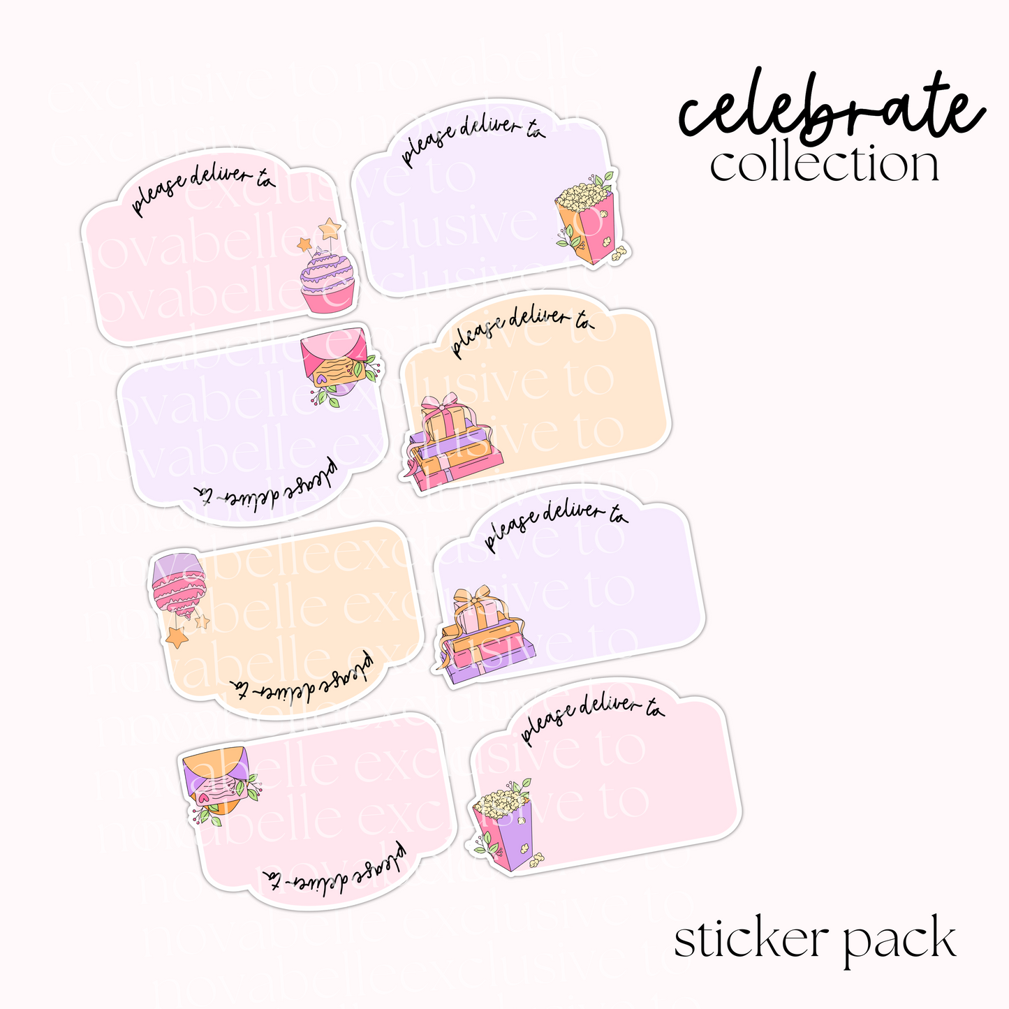 Please Deliver To Sticker Pack