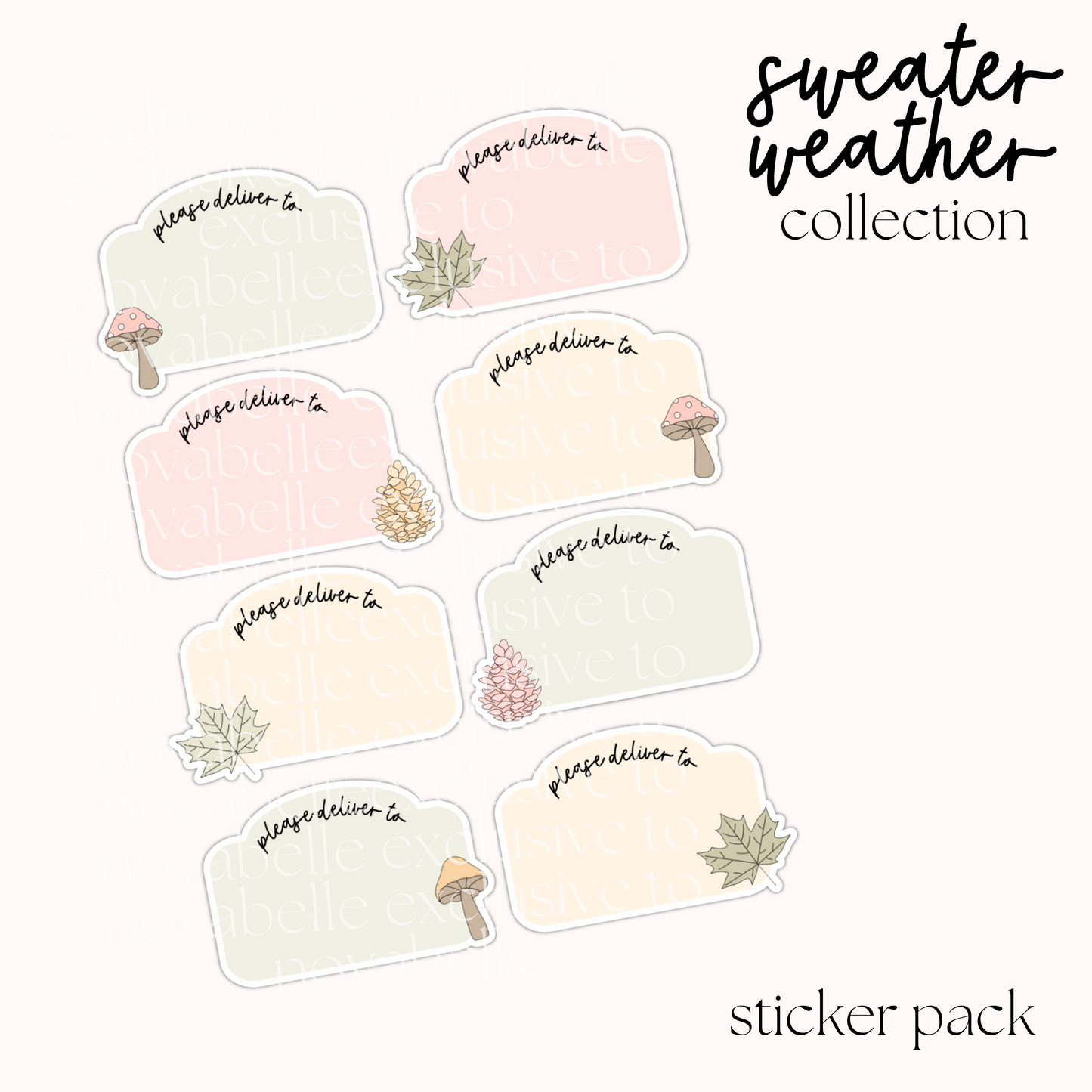 Please Deliver To Sticker Pack
