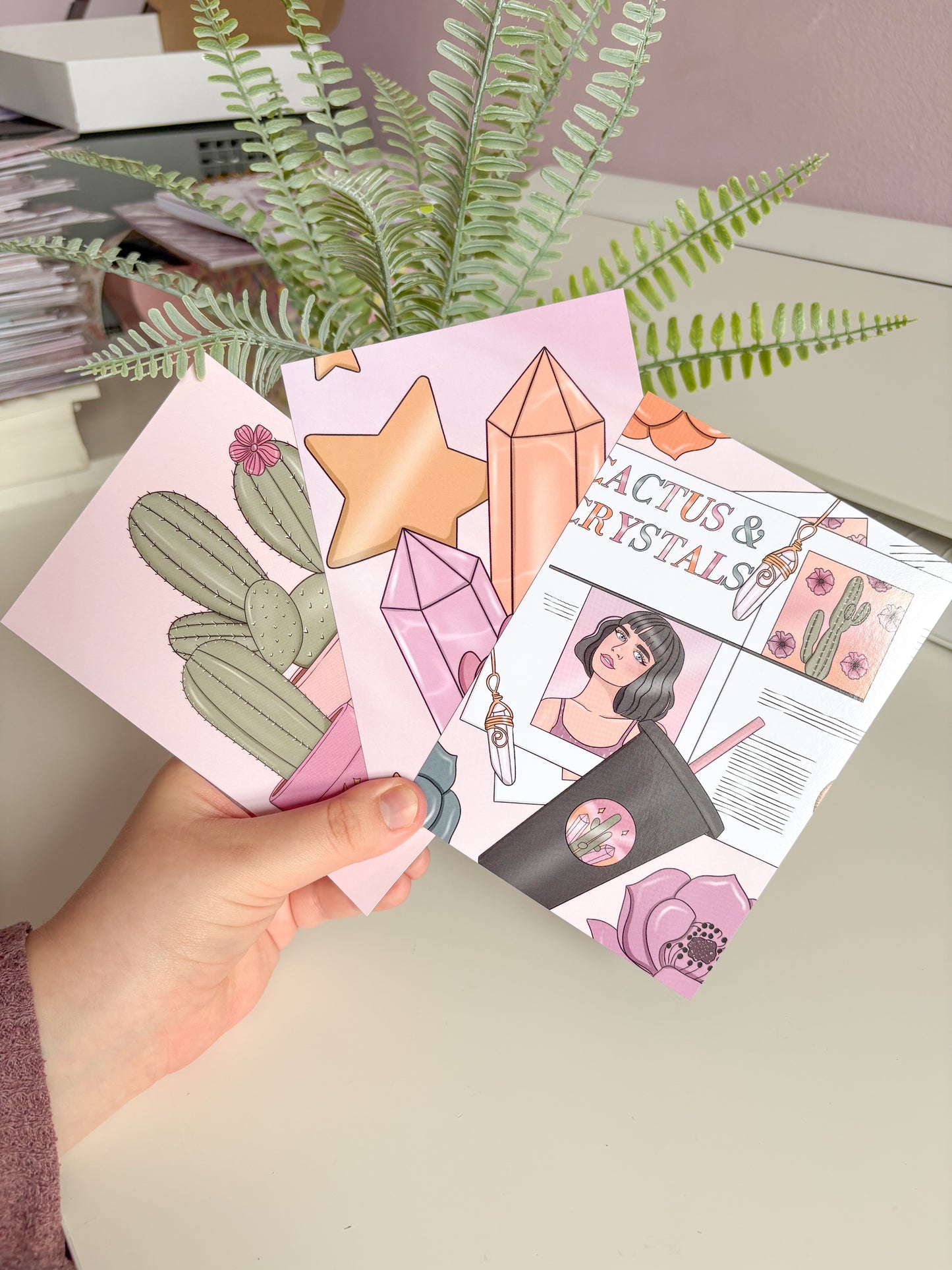 Crystals Mini Print Set (Double Sided)