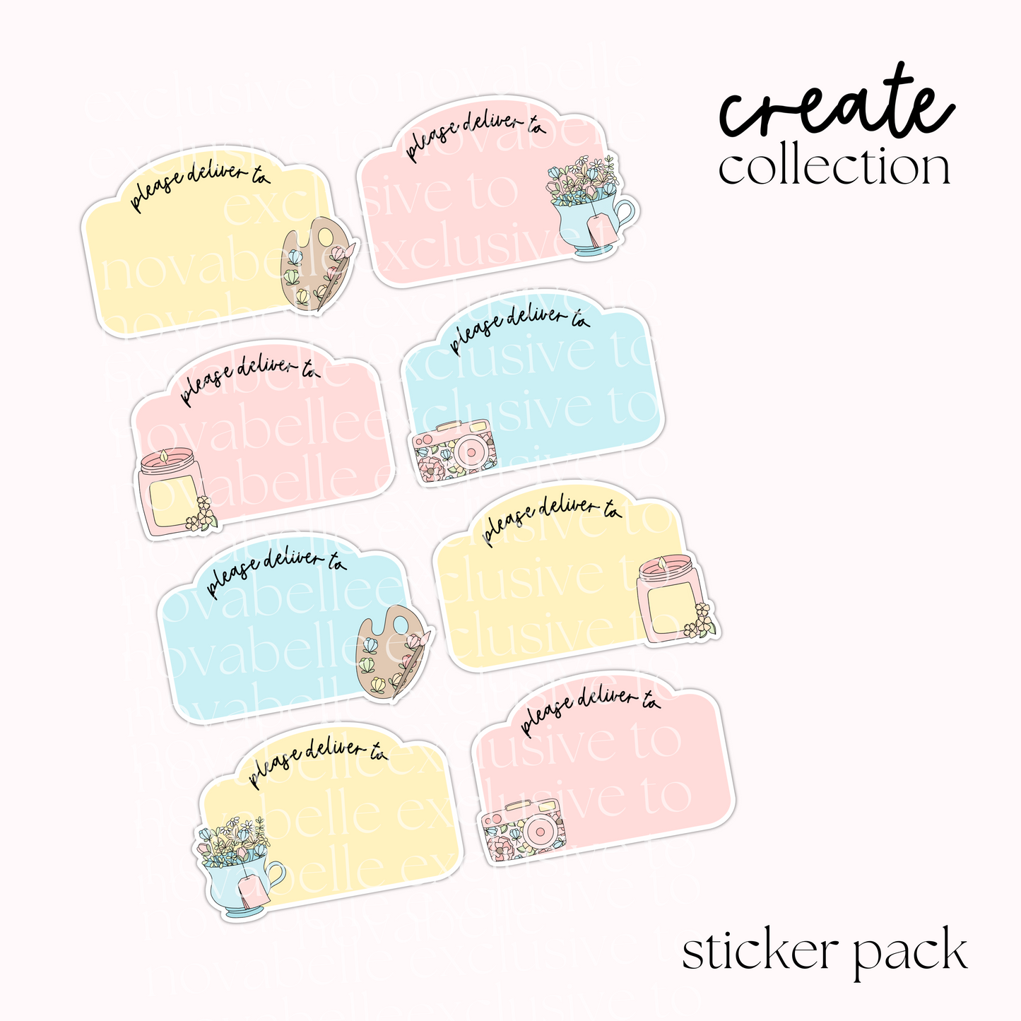 Please Deliver To Sticker Pack