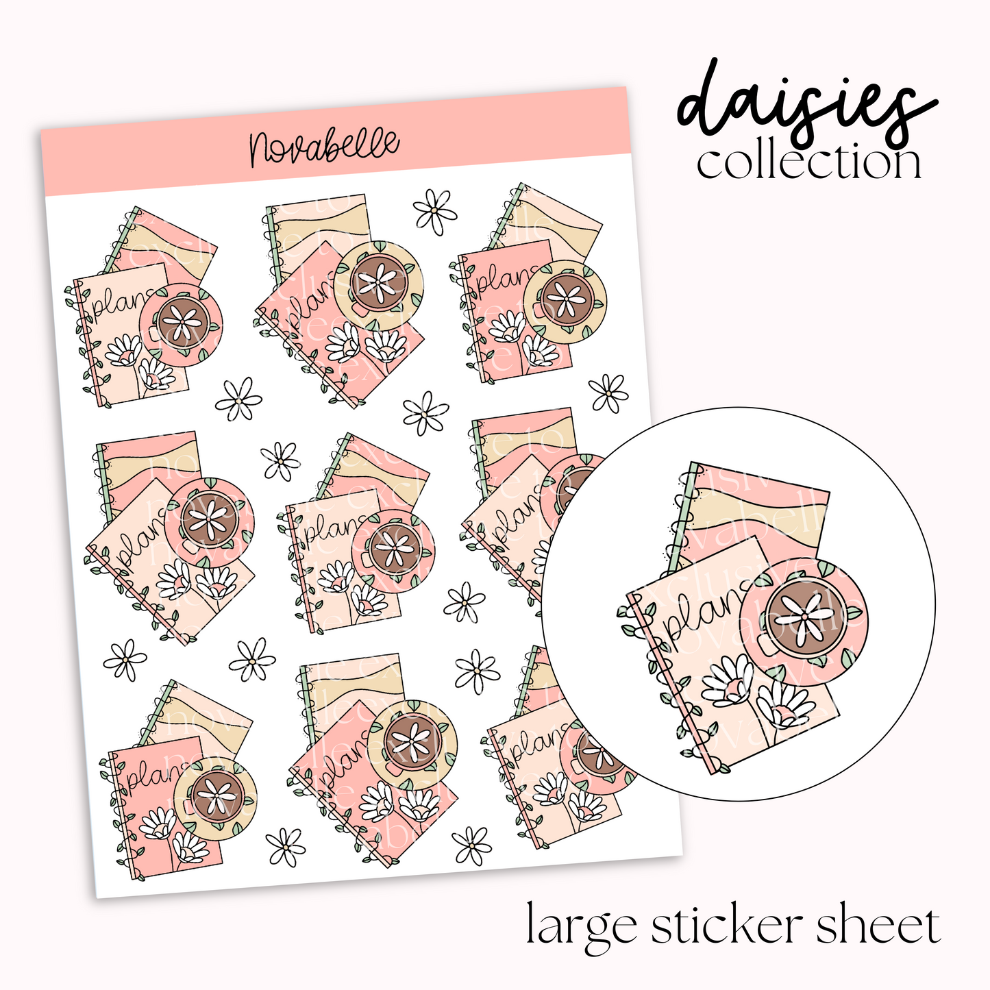 Planner Flatlay Sticker Sheet