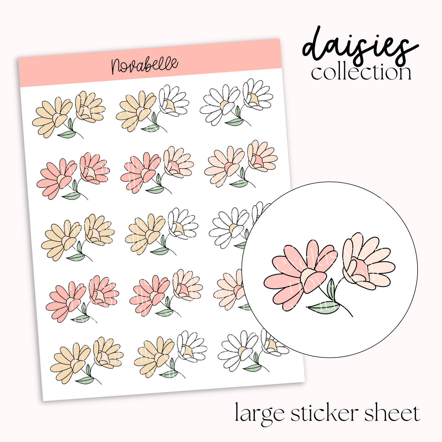 Daisies Sticker Sheet