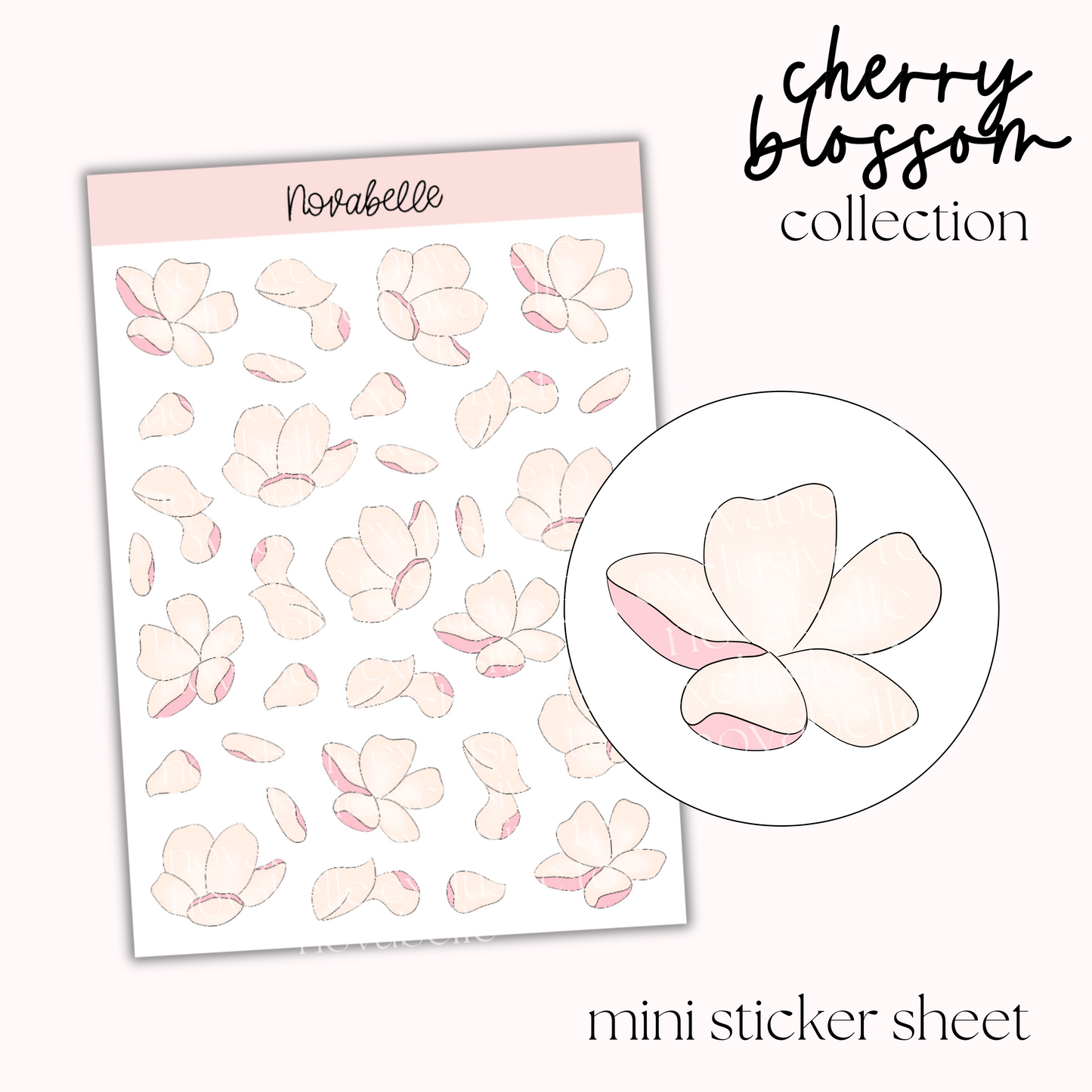 Cherry Blossom Mini Sticker Sheet