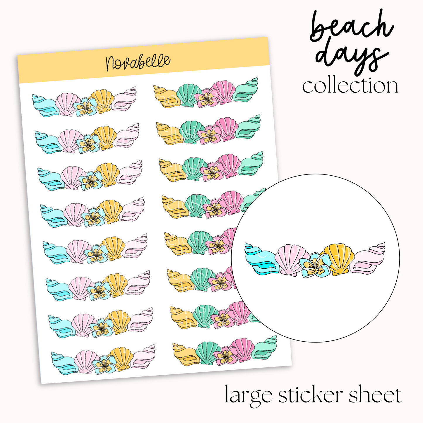 Shells Sticker Sheet
