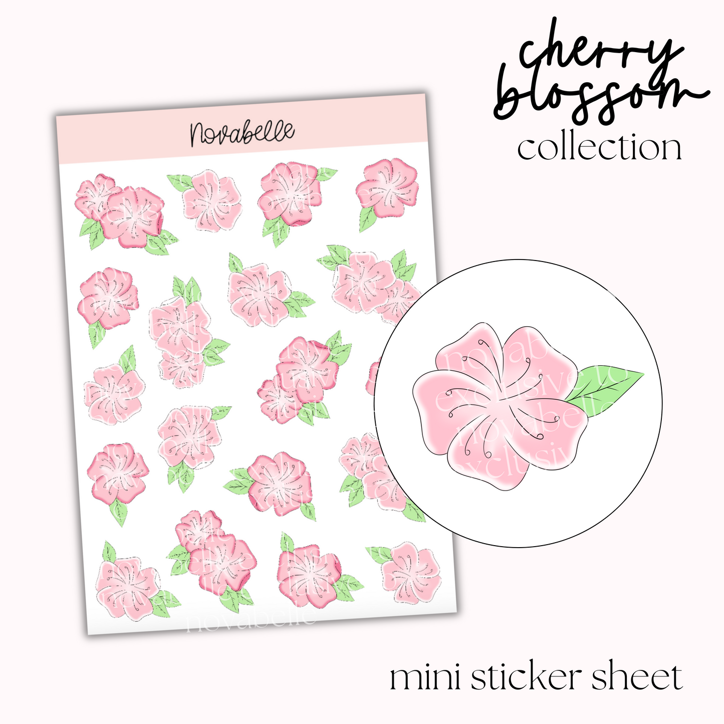 Cherry Blossom Mini Sticker Sheet
