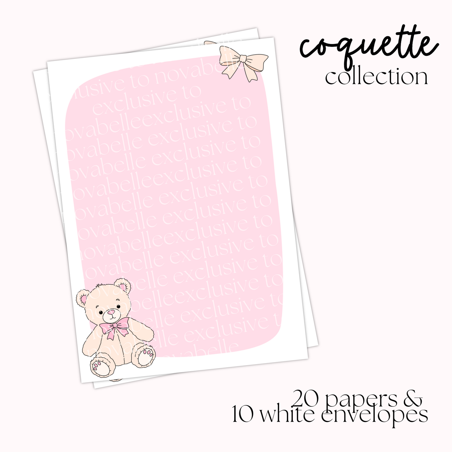 Coquette Writing Set
