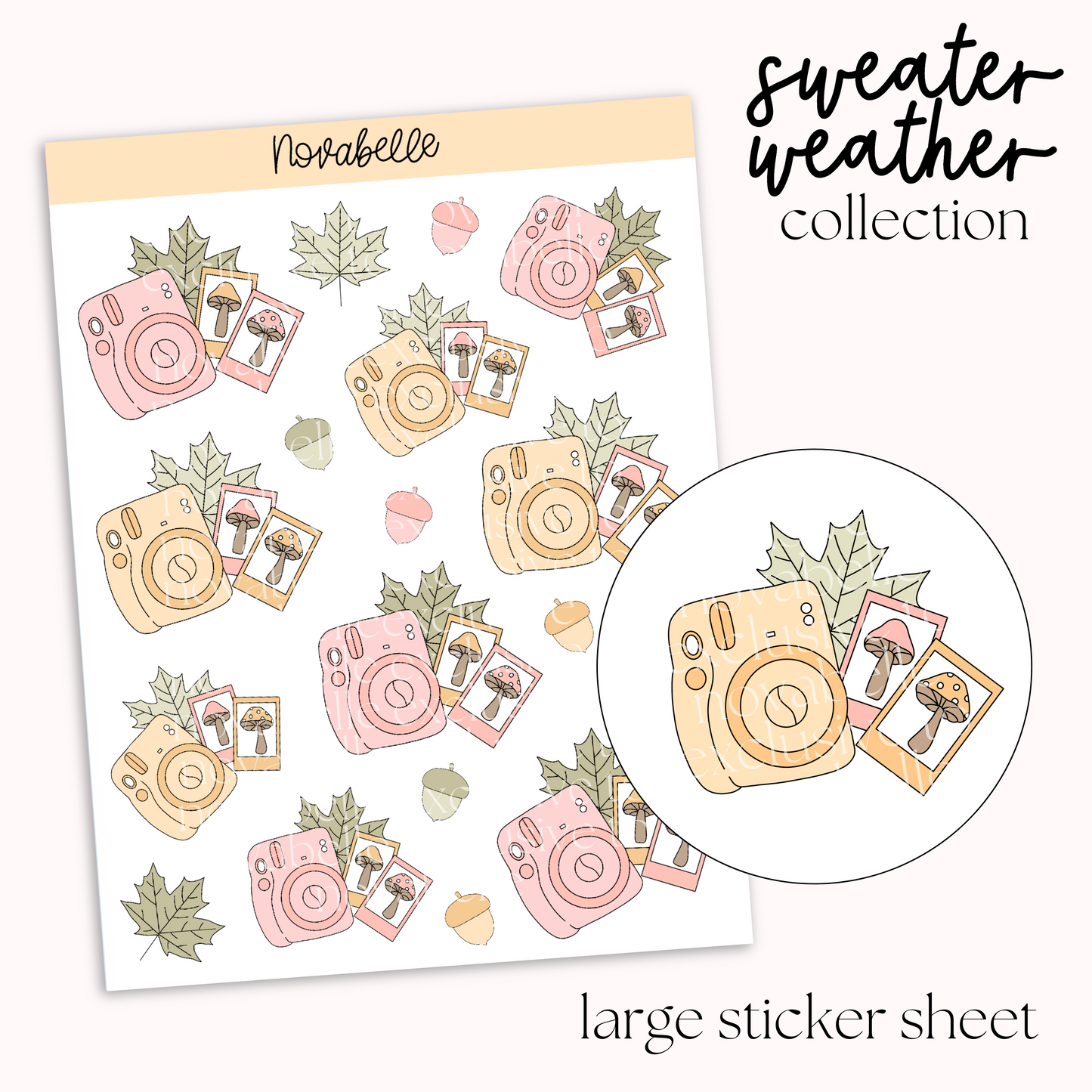 Polaroid Sticker Sheet