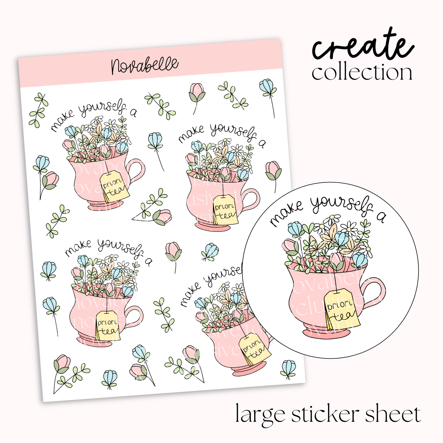 PrioriTEA Sticker Sheet