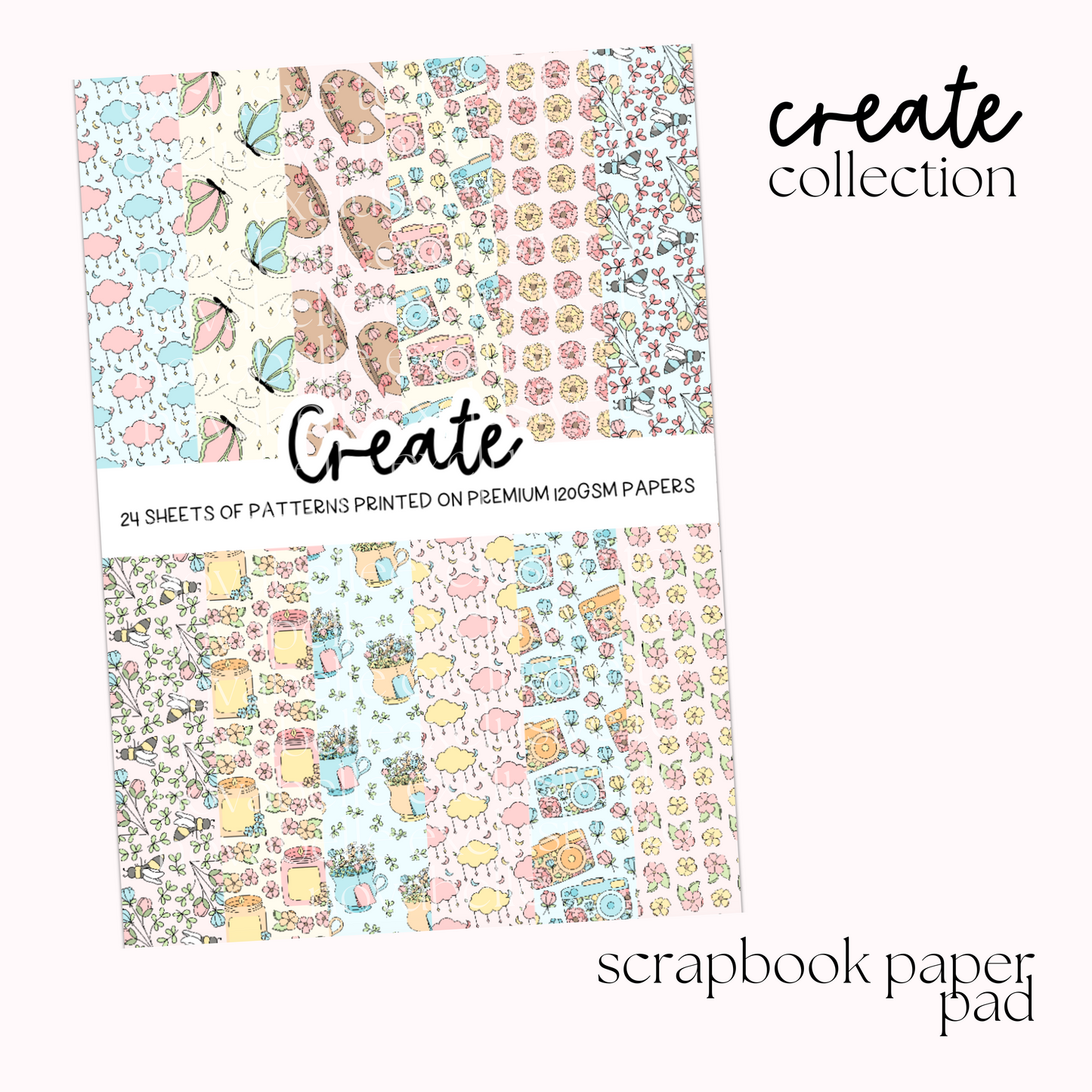 Create Scrapbook Paper Pad