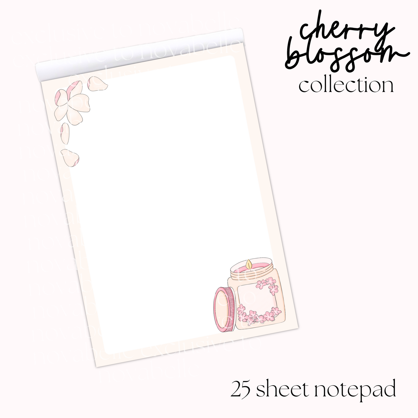 Cherry Blossom Notepad