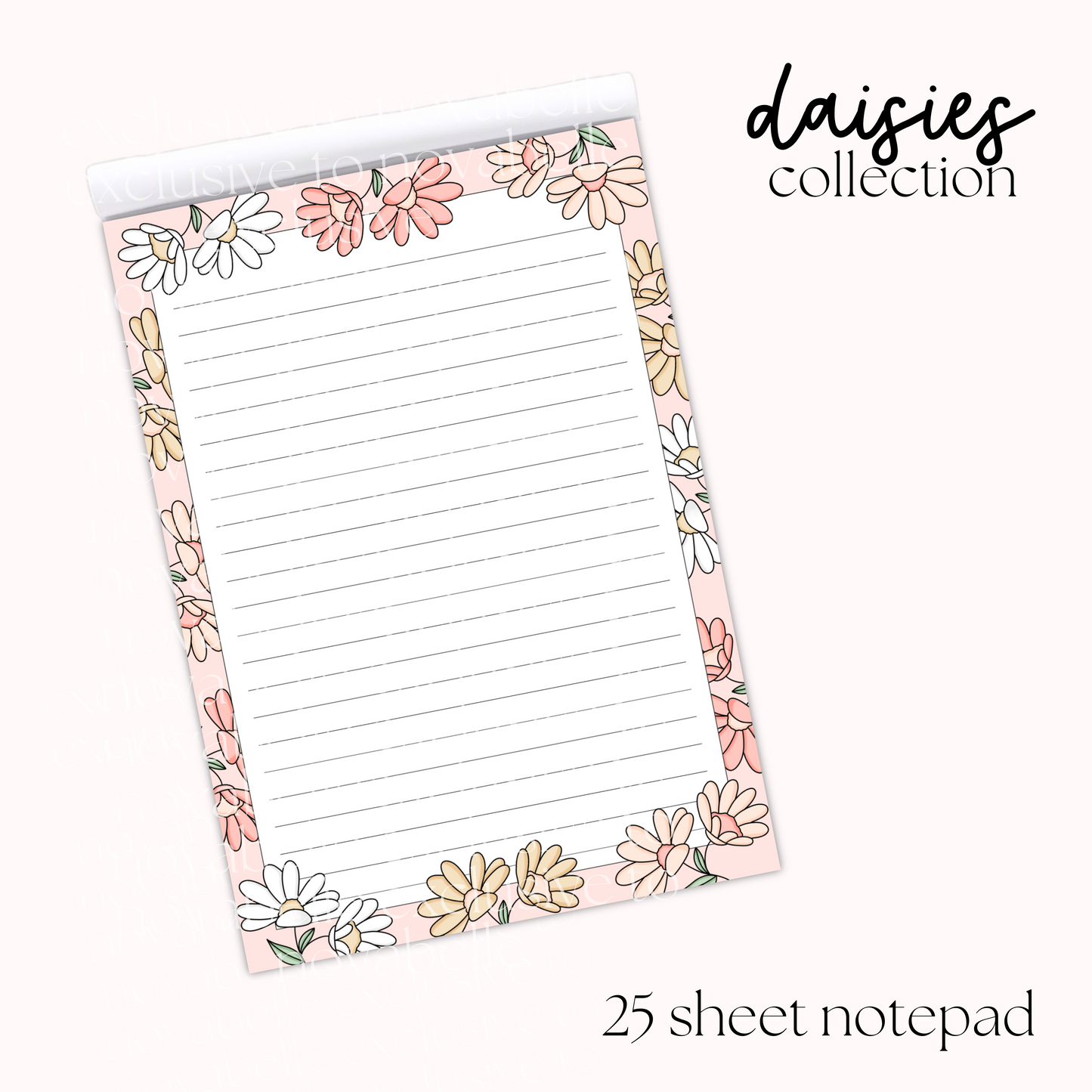 Daisies Letter Writing Pad