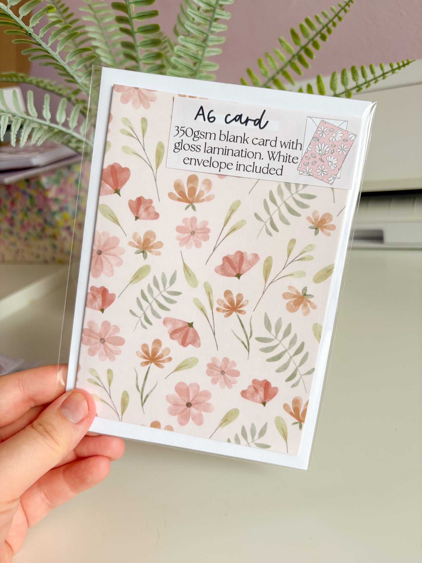 Beautiful Mindset Floral Card