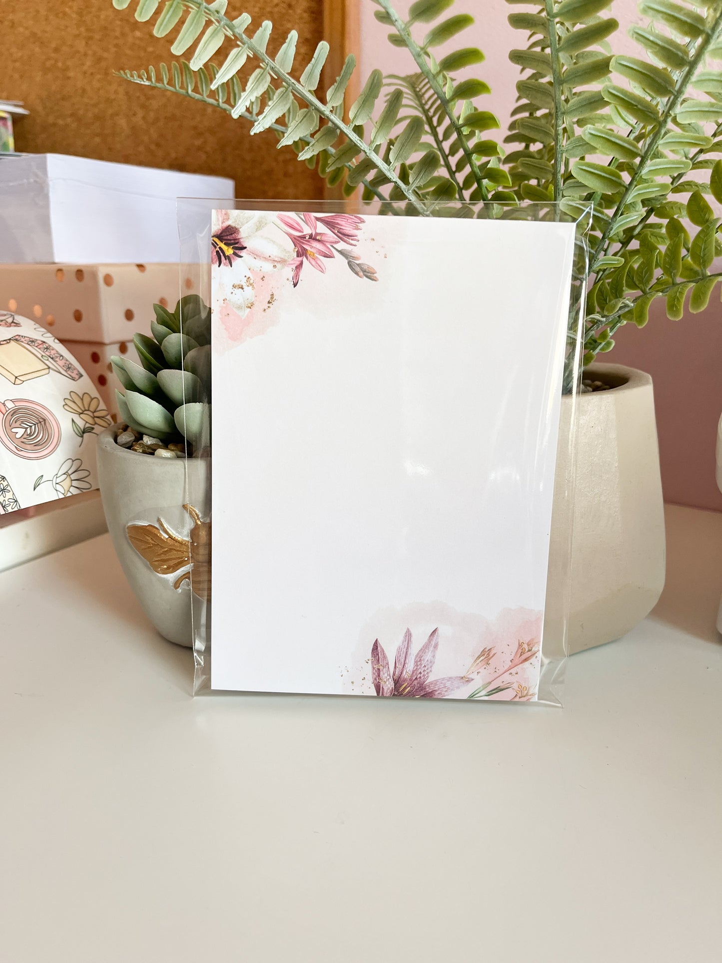 Golden Honey A6 Notepad