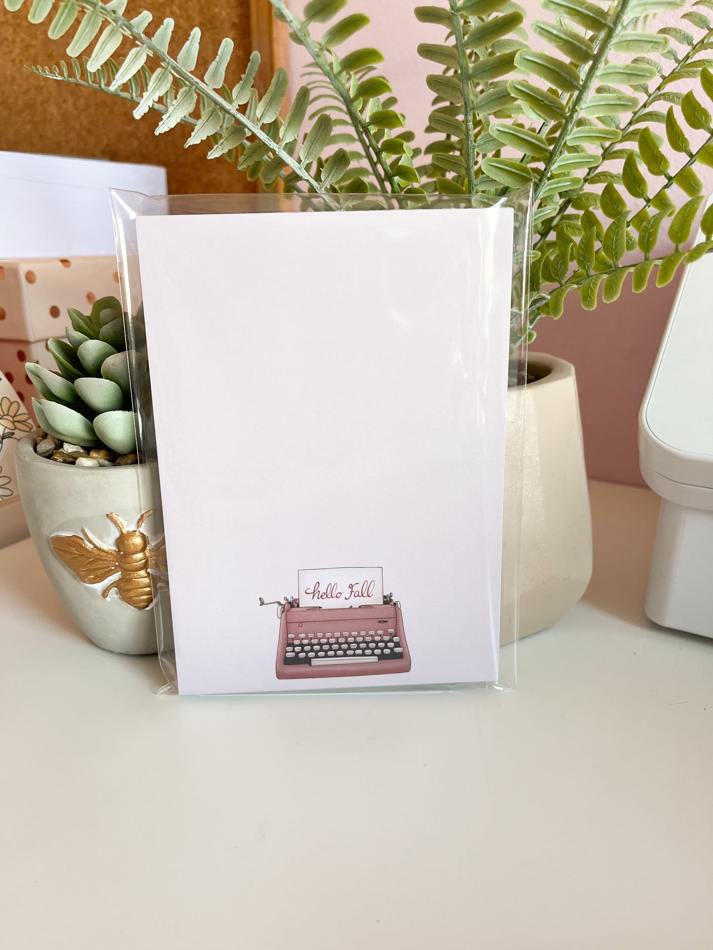 Hello Fall A6 Notepad