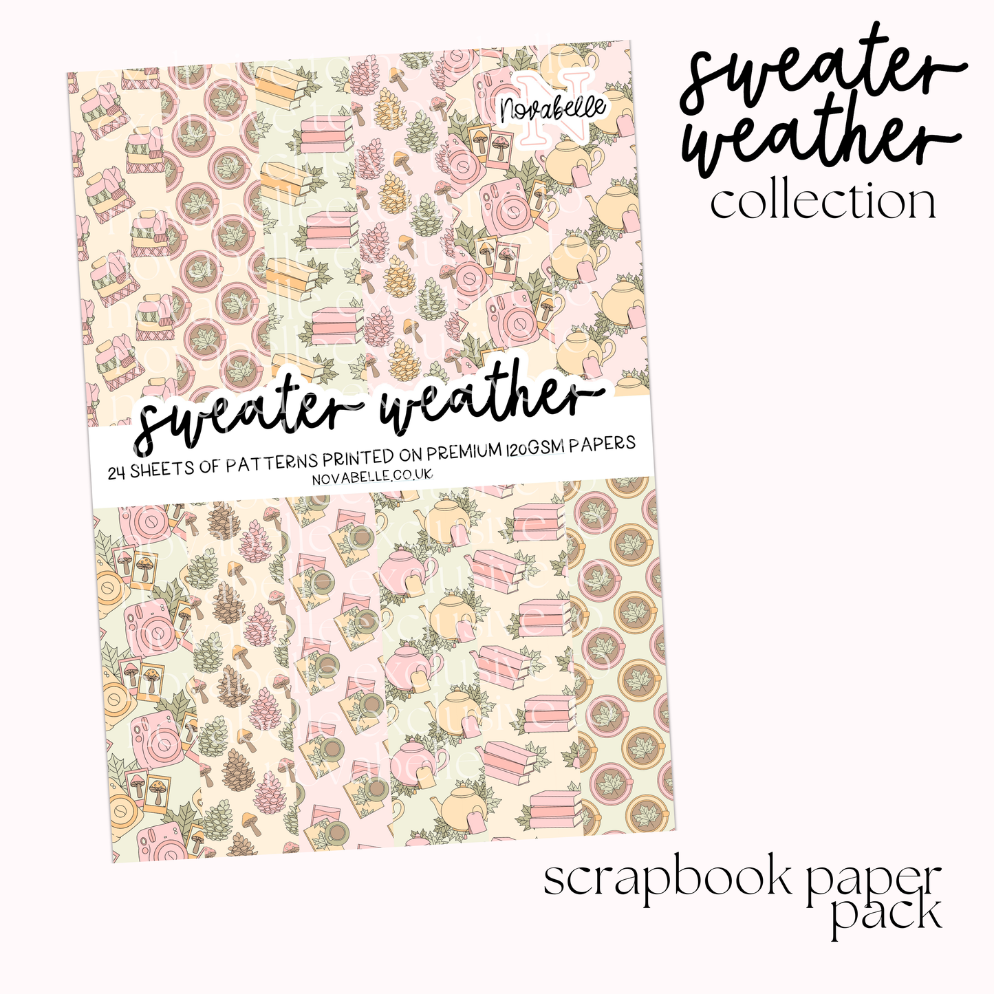Sweater Weather Scrapbook Paper Pack