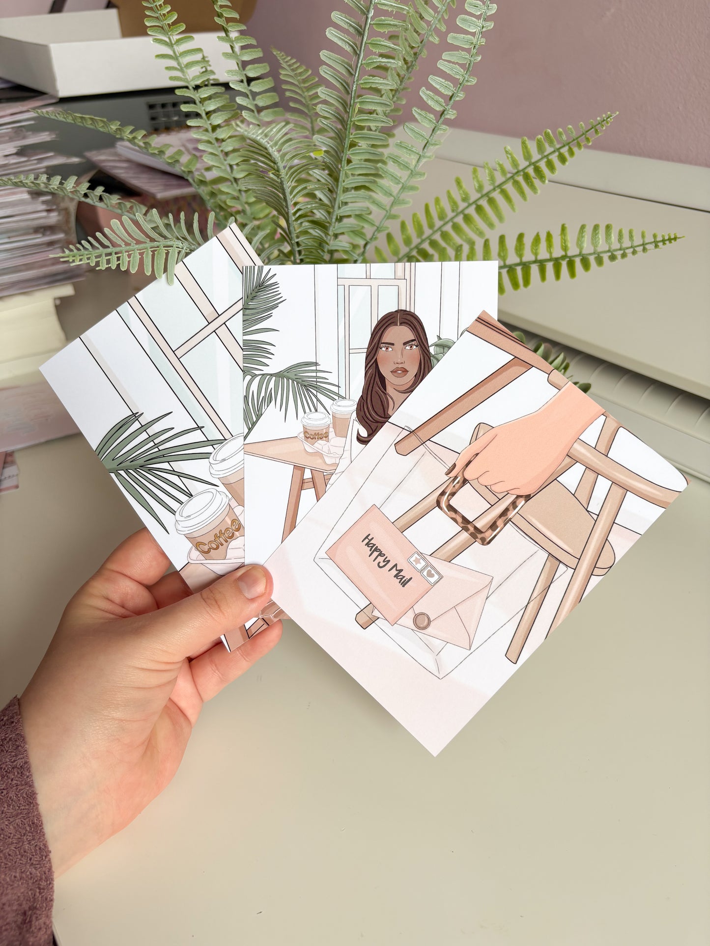 Morning Affirmations Mini Print Set (Double Sided)