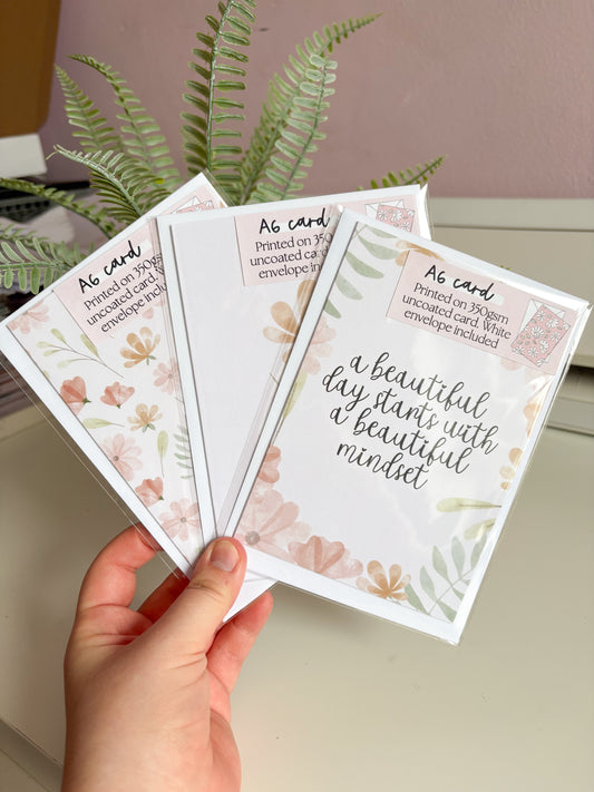 Beautiful Mindset Card Set (UNCOATED)