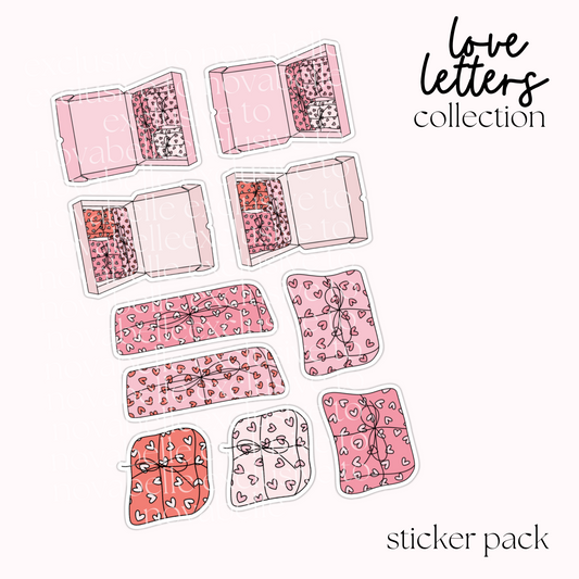 Love Letters Sticker Pack (3)