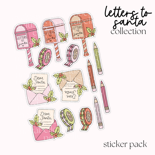 Letters To Santa Sticker Pack (4)
