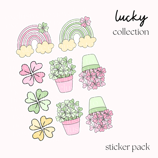 Lucky Sticker Pack (4)
