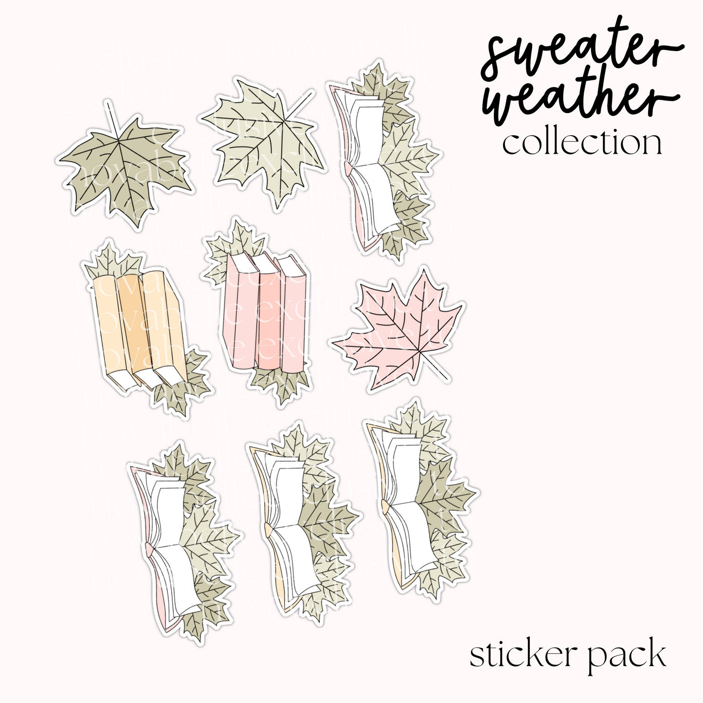 Sweater Weather Sticker Pack (4)