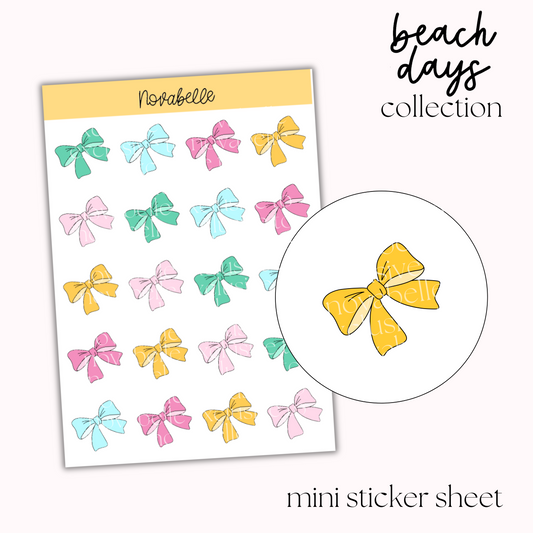 Bows Sticker Sheet