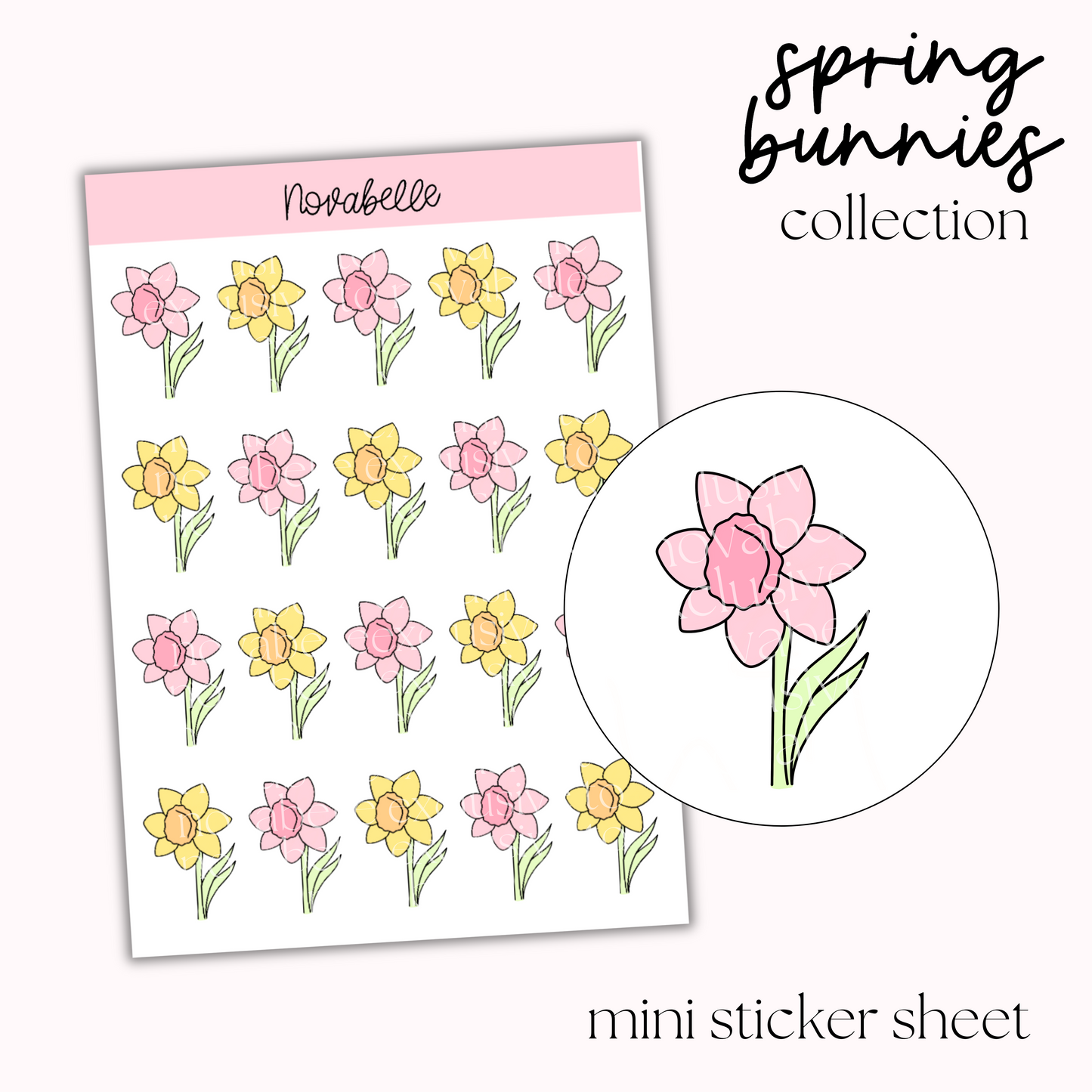 Daffodil Sticker Sheet