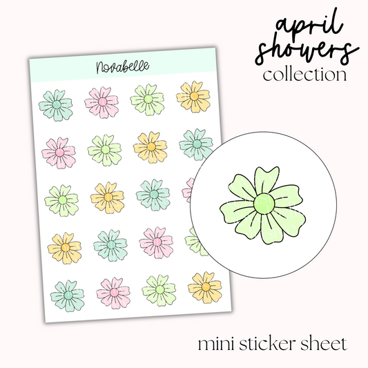 Floral Sticker Sheet