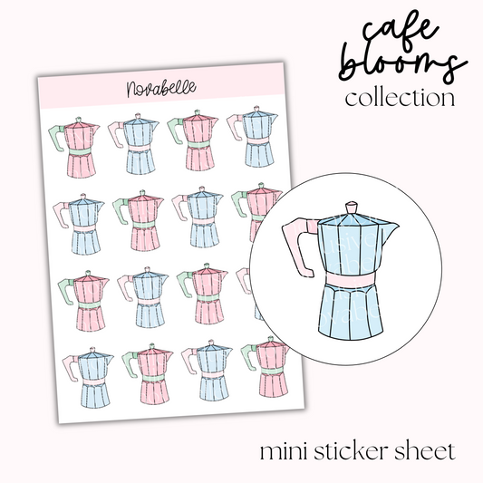 Espresso Maker Sticker Sheet