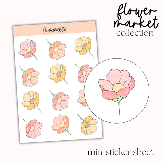 Floral Sticker Sheet