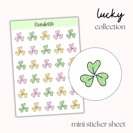 Clover Sticker Sheet