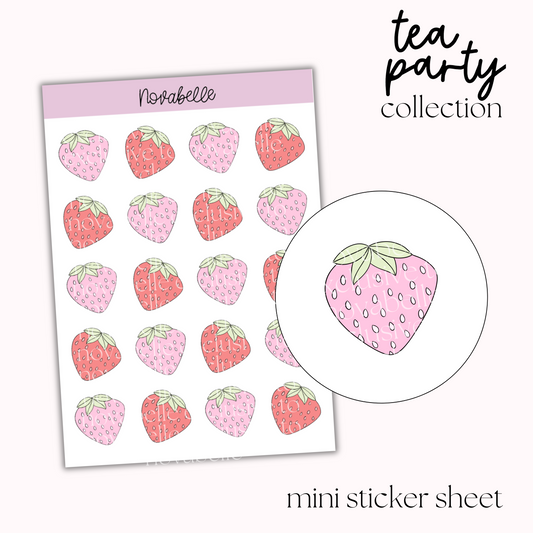 Strawberries Sticker Sheet