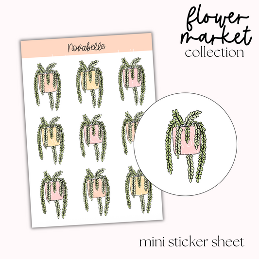 Plant Pot Sticker Sheet