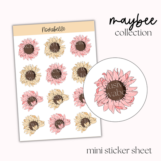 Floral Mini Sticker Sheet