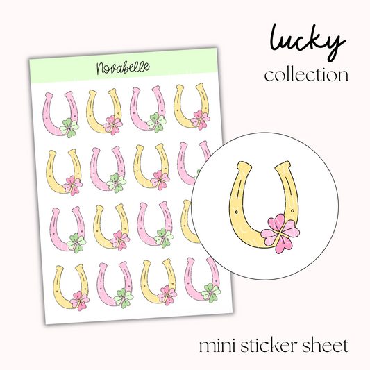Horseshoe Sticker Sheet