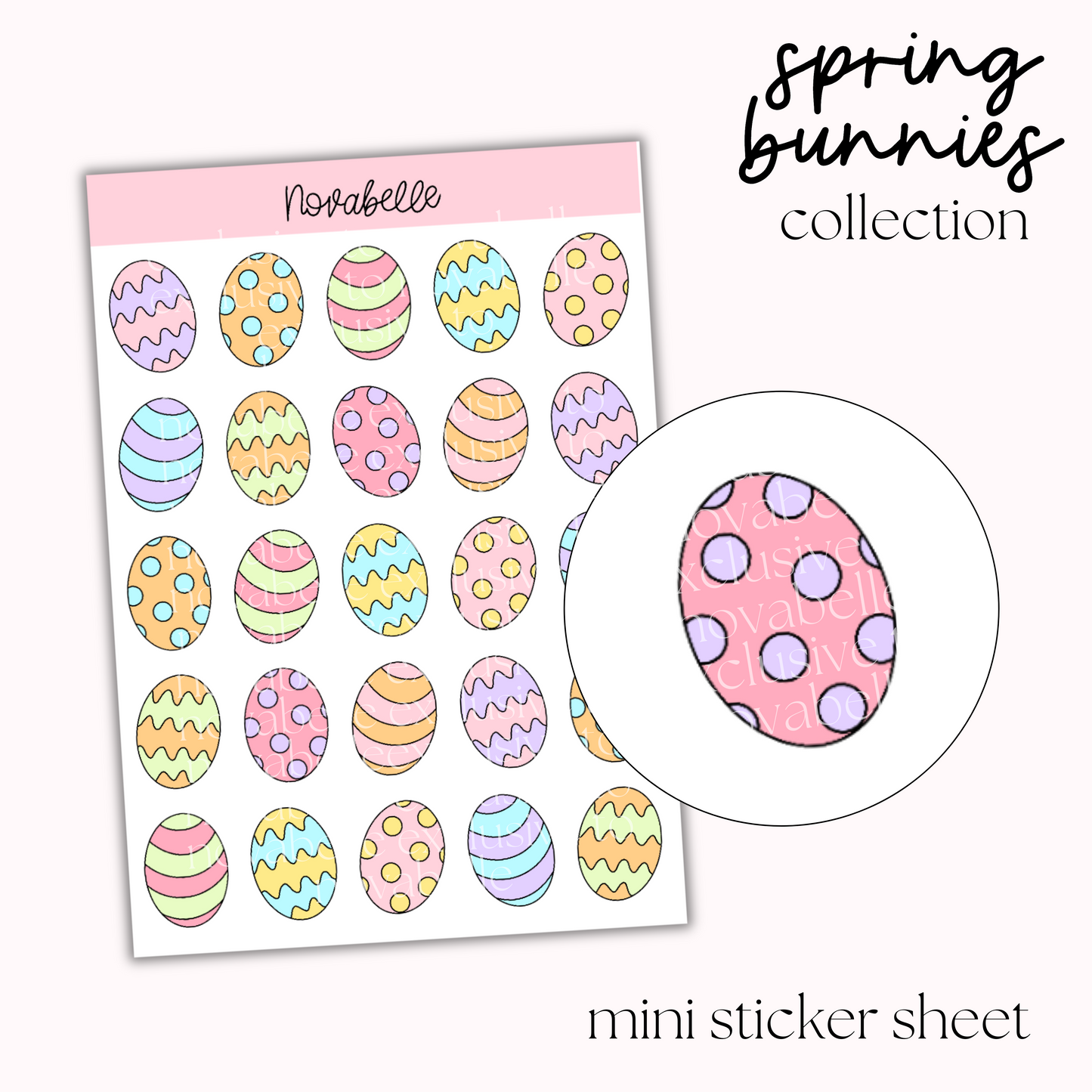 Eggs Sticker Sheet