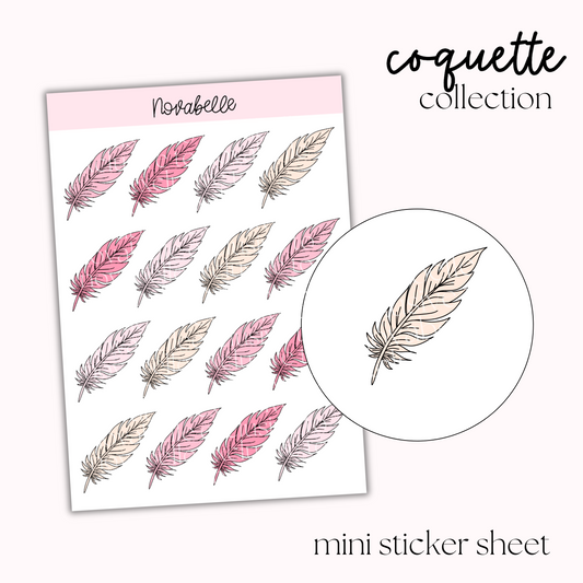 Feathers Sticker Sheet