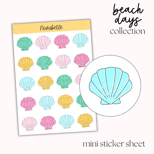 Shells Sticker Sheet