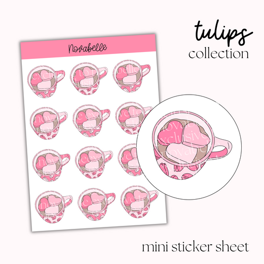 Tulip Mugs Sticker Sheet
