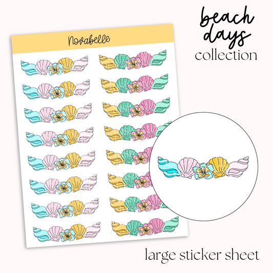 Shells Sticker Sheet