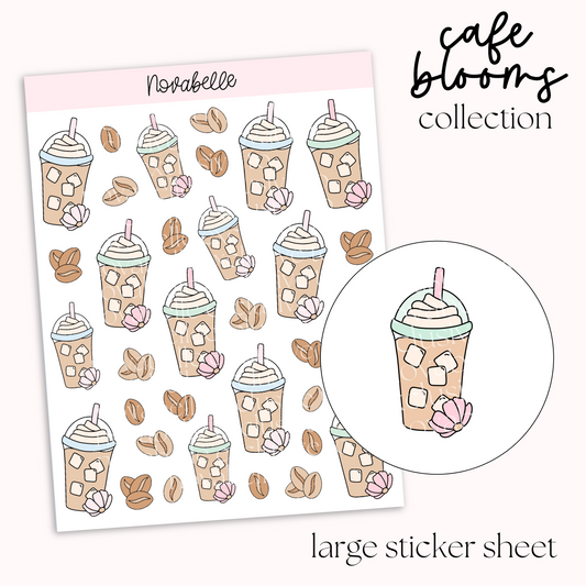 Iced Coffee Sticker Sheet