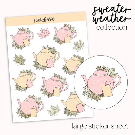 Teapot Sticker Sheet