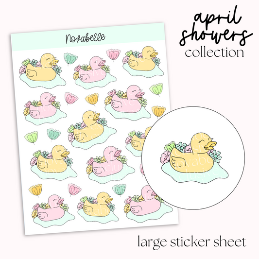 Puddle Ducks Sticker Sheet