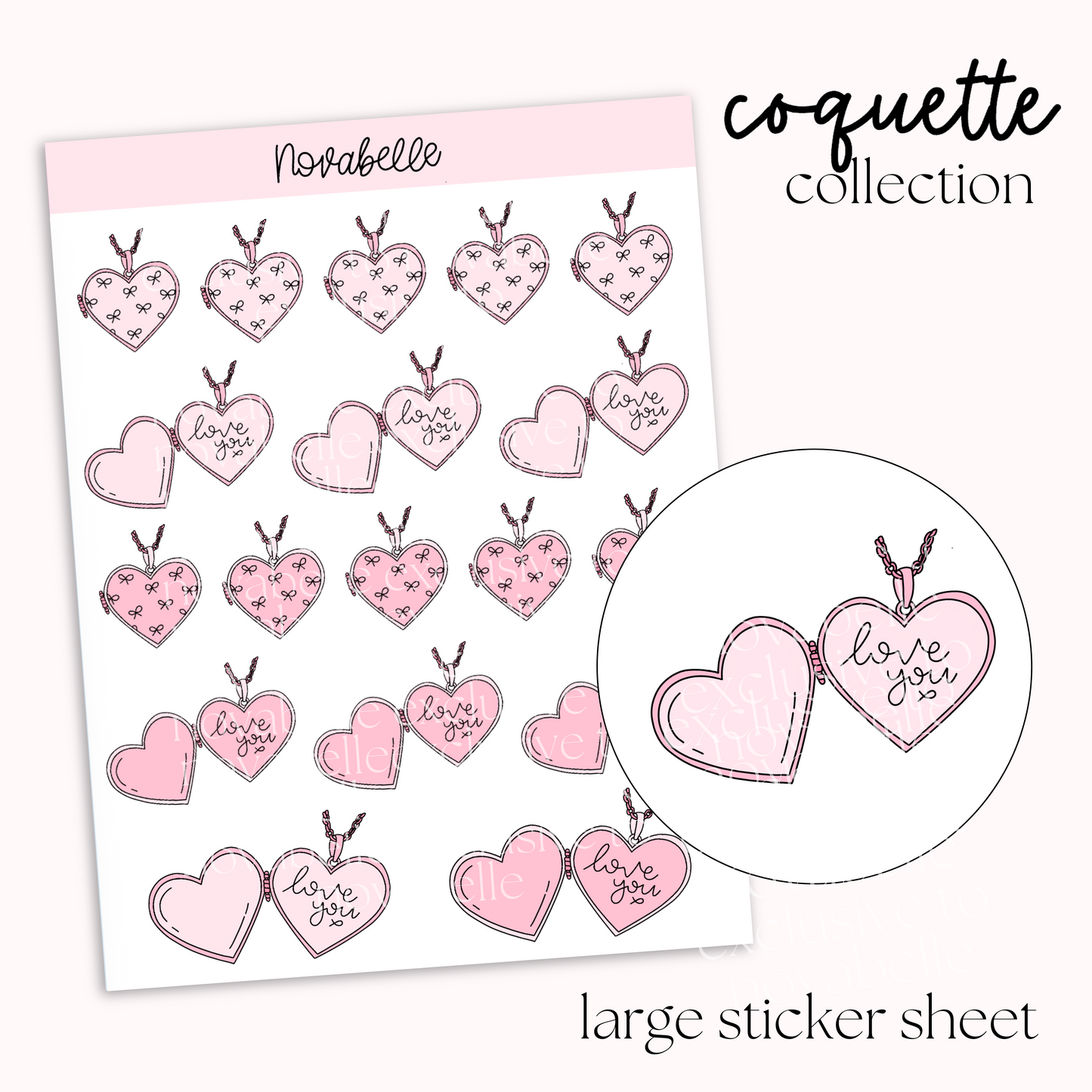 Lockets Sticker Sheet