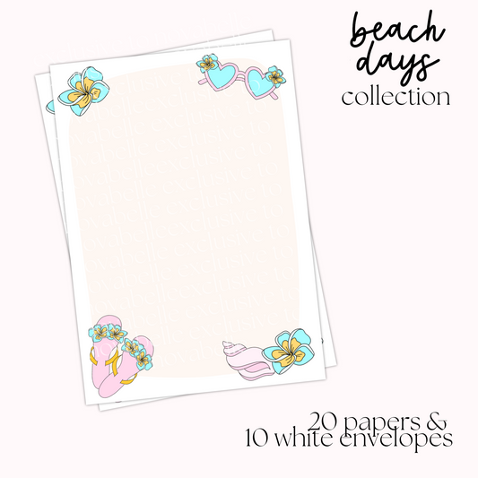 Beach Days Writing Set